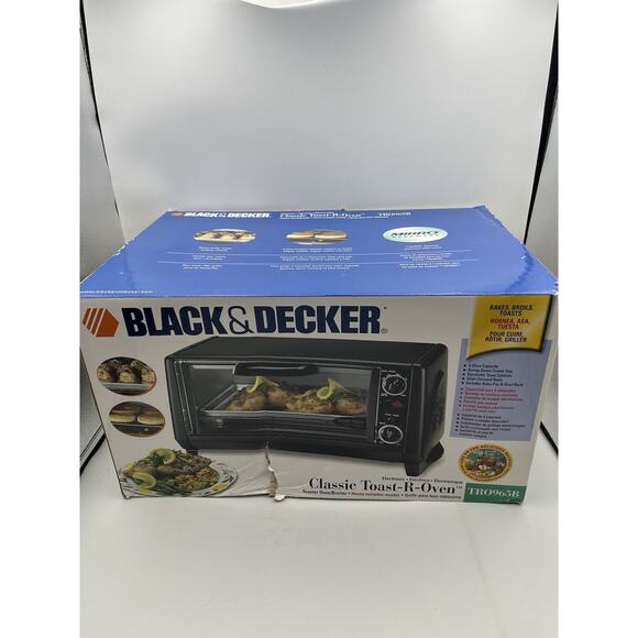 Black & Decker TRO965B Spacemaker Toast-R-Oven Toaster Oven Brand New Open Box - Picture 1 of 10